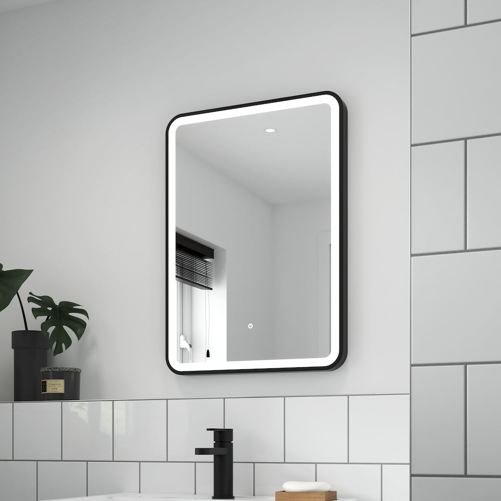 Black Bathroom Mirrors