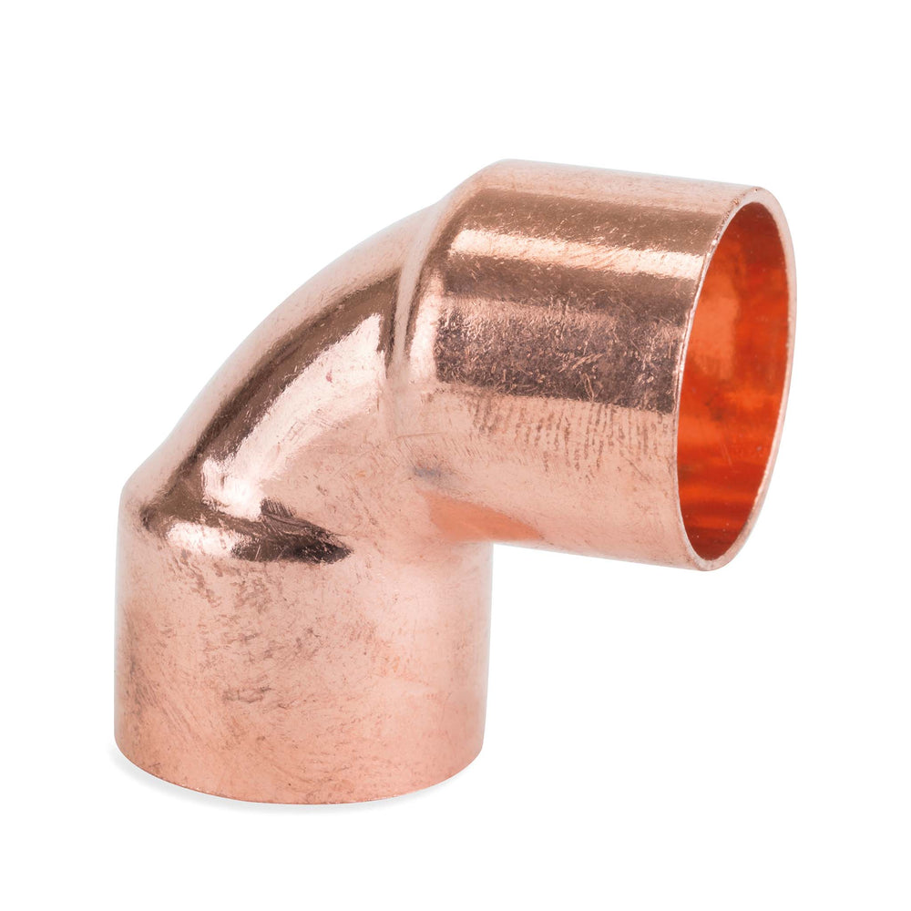 Example of copper elbow pipe fitting