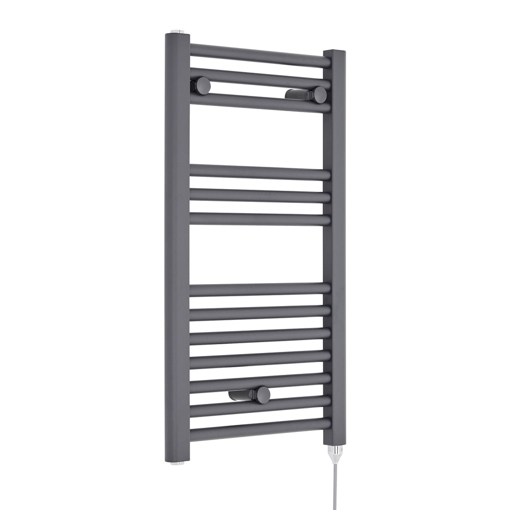 Example of a anthracite electric towel rail