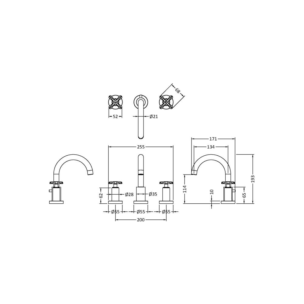 4076-2843 technical drawing