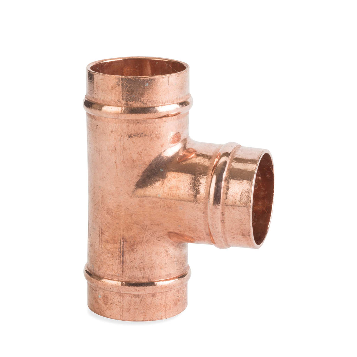 22mm Equal Tee Solder Ring Fittings 25 Pack