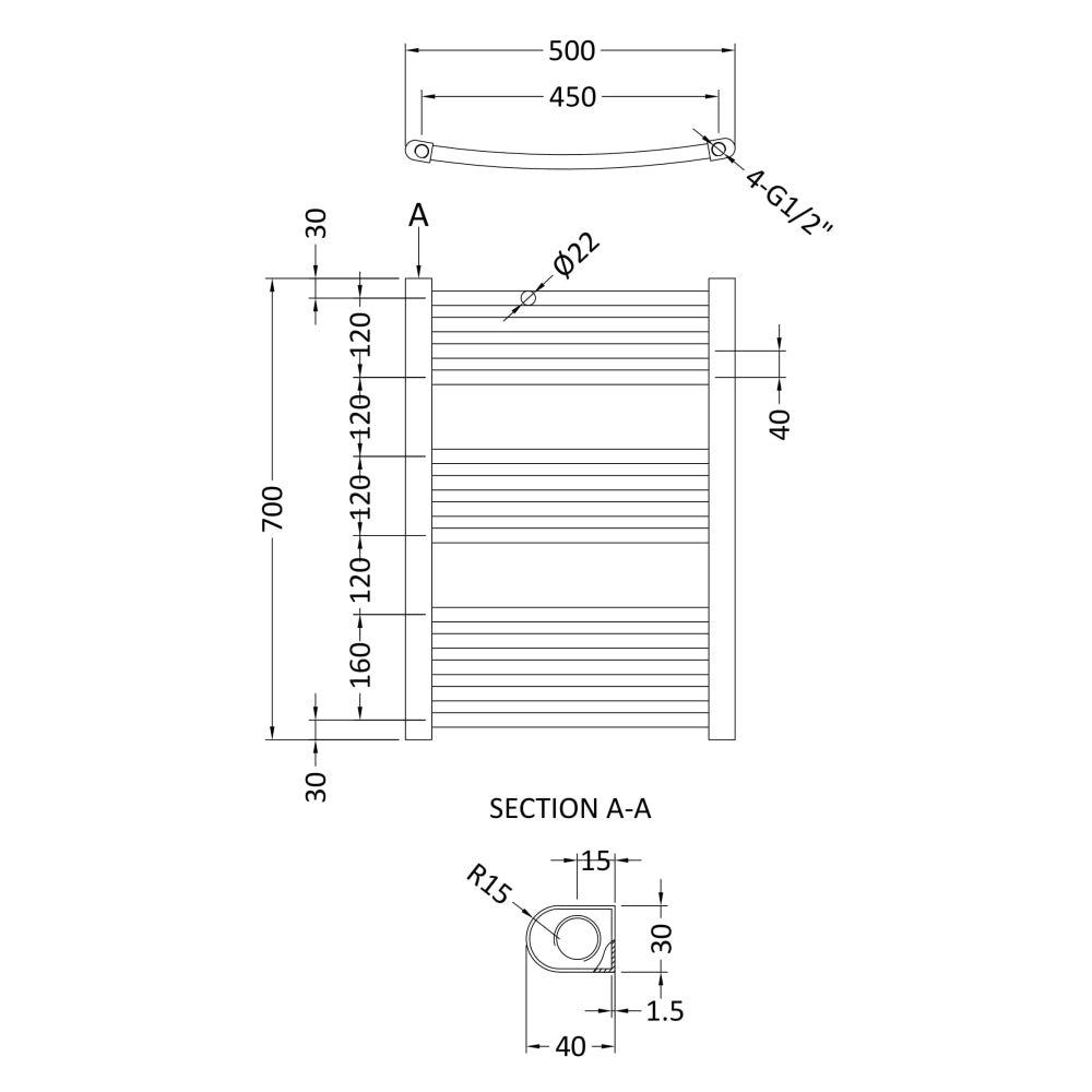 PHQ100165 technical drawing