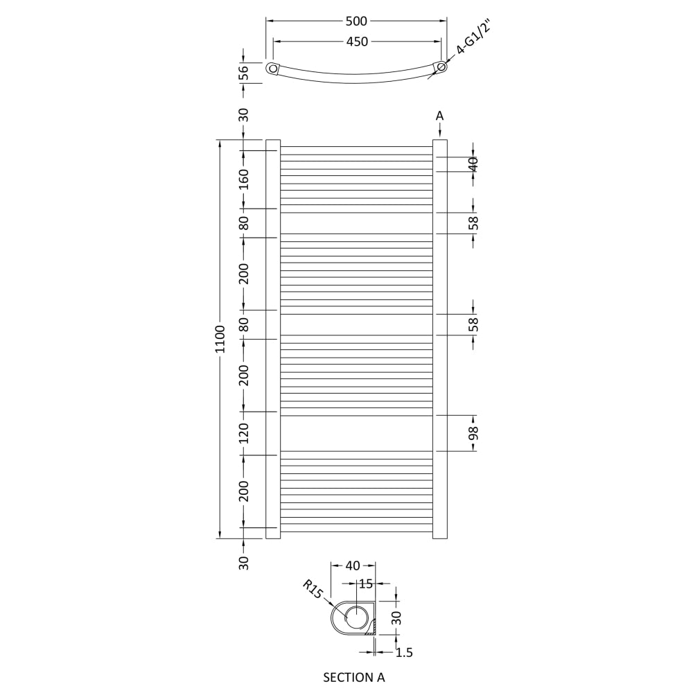 PHQ100166 technical drawing