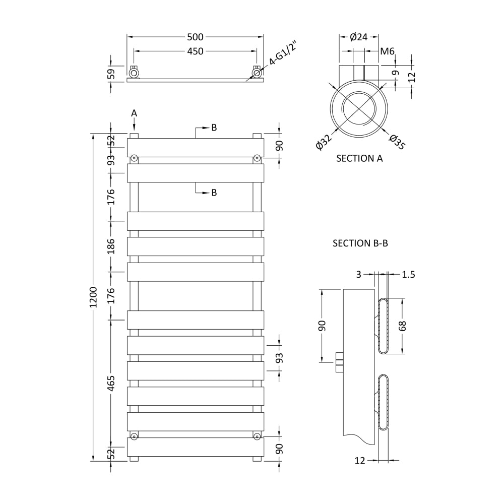 PHQ100194 technical drawing