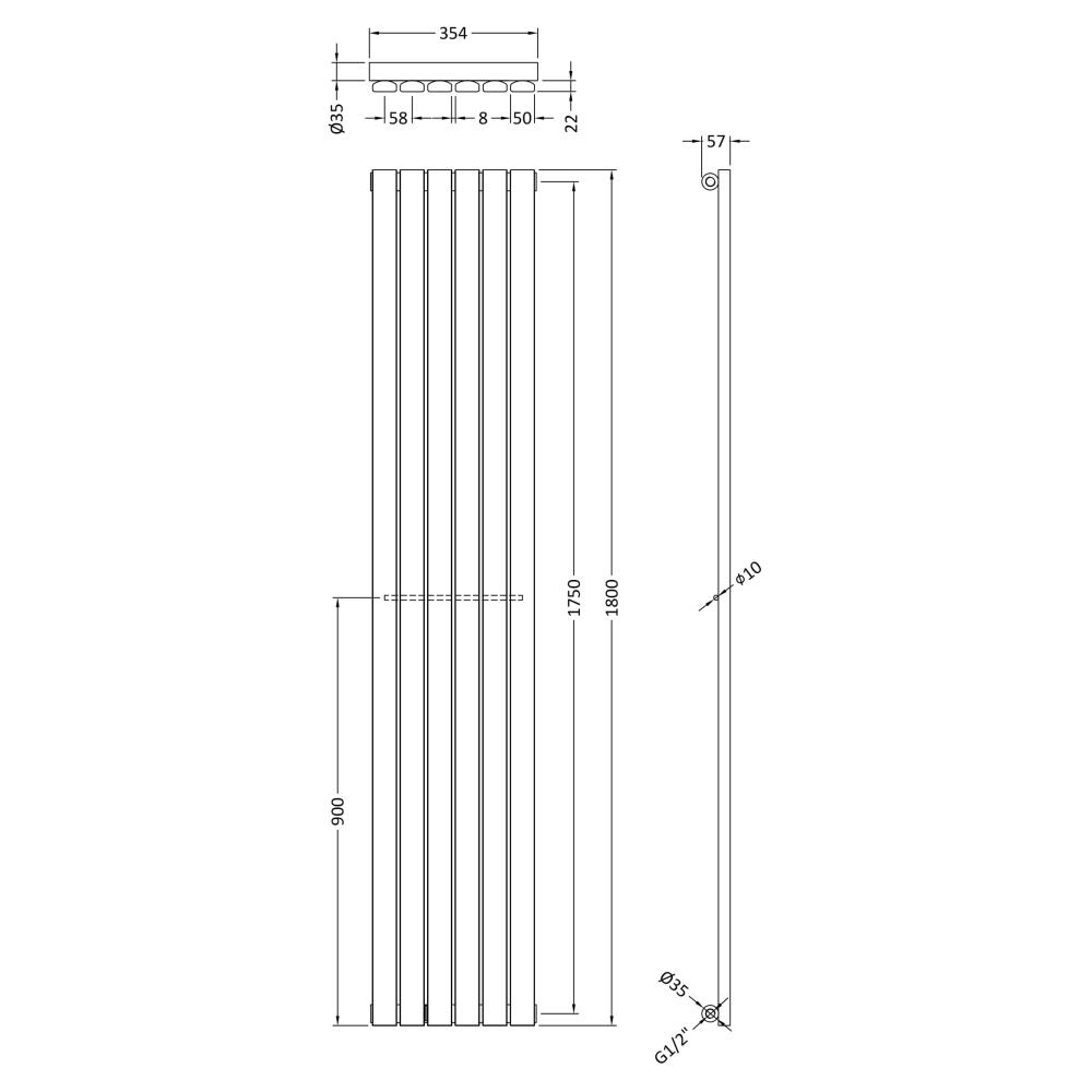 PHQ100217 technical drawing