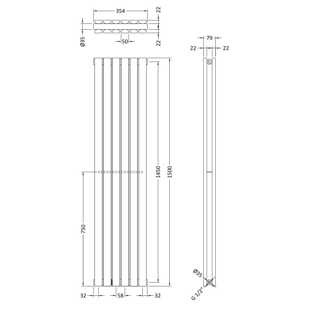 PHQ100218 technical drawing
