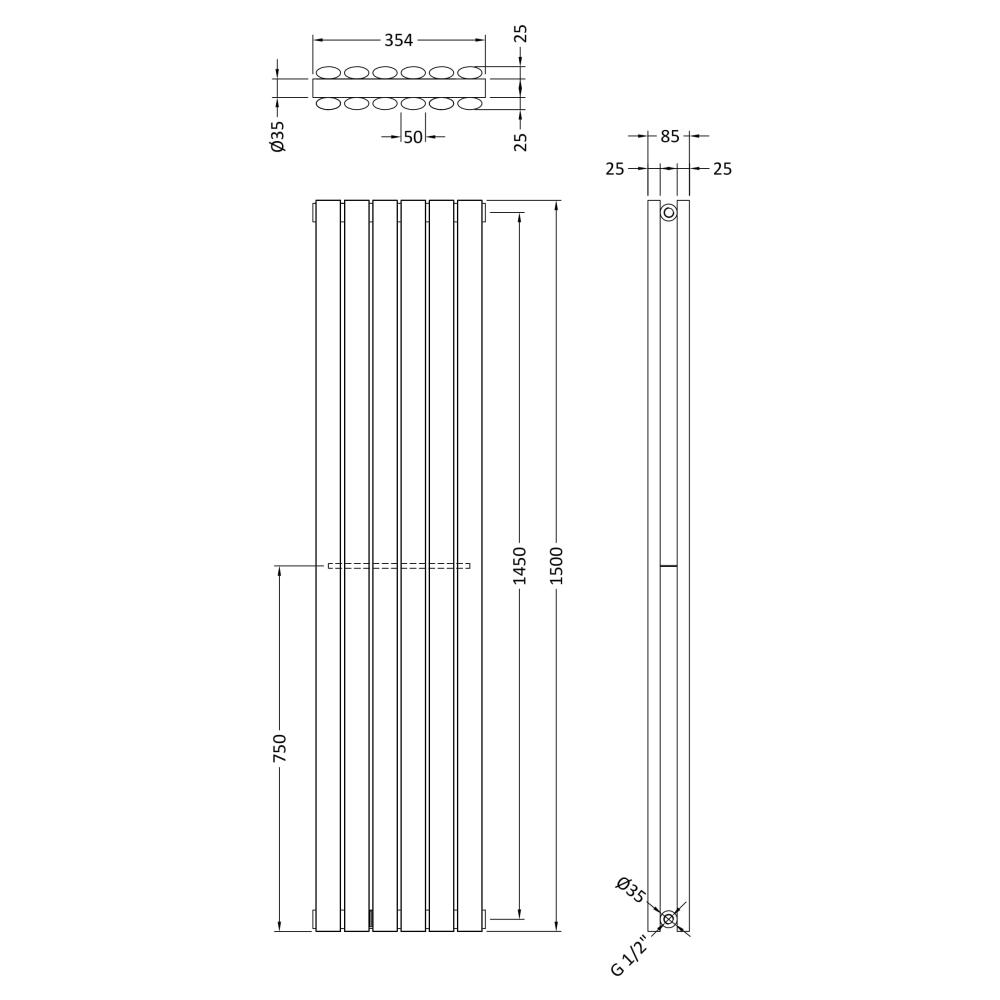 PHQ100220 technical drawing