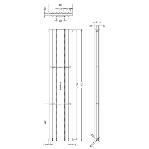 PHQ100225 technical drawing