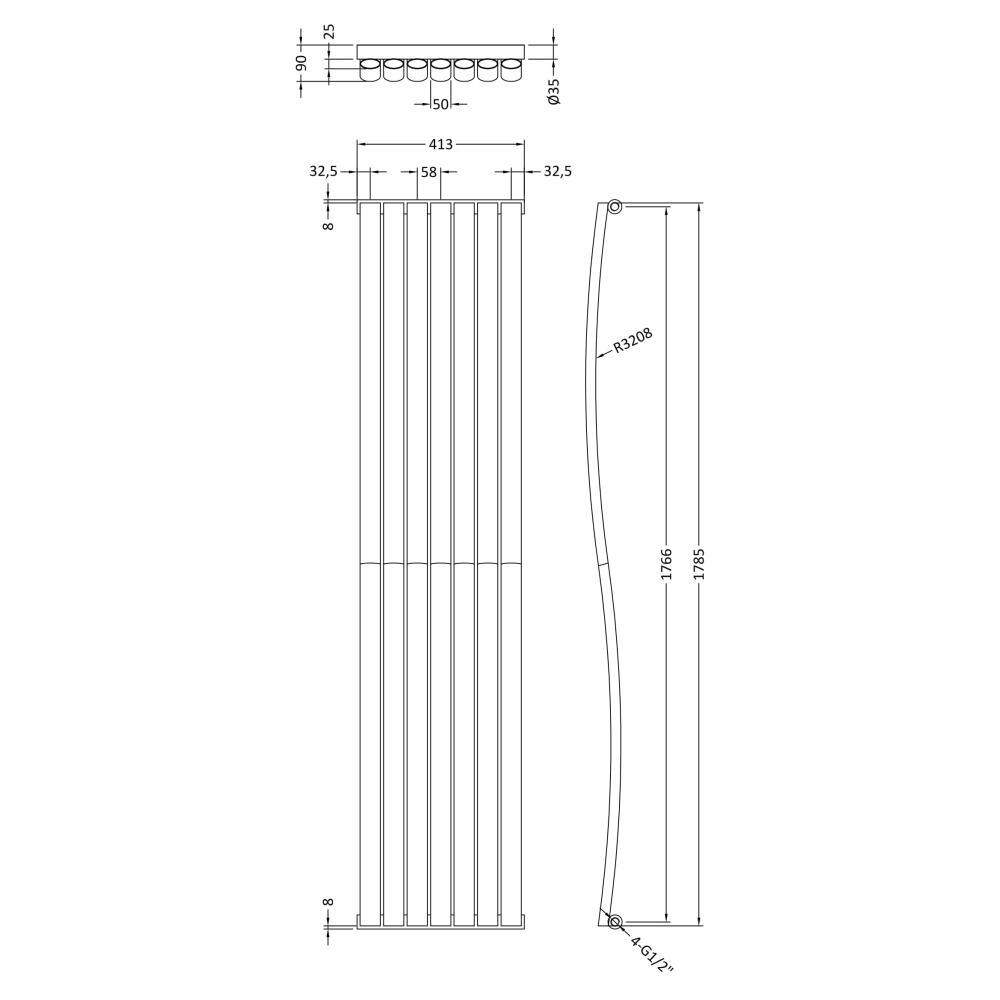 PHQ100243 technical drawing