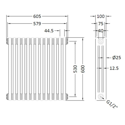 PHQ100272 technical drawing