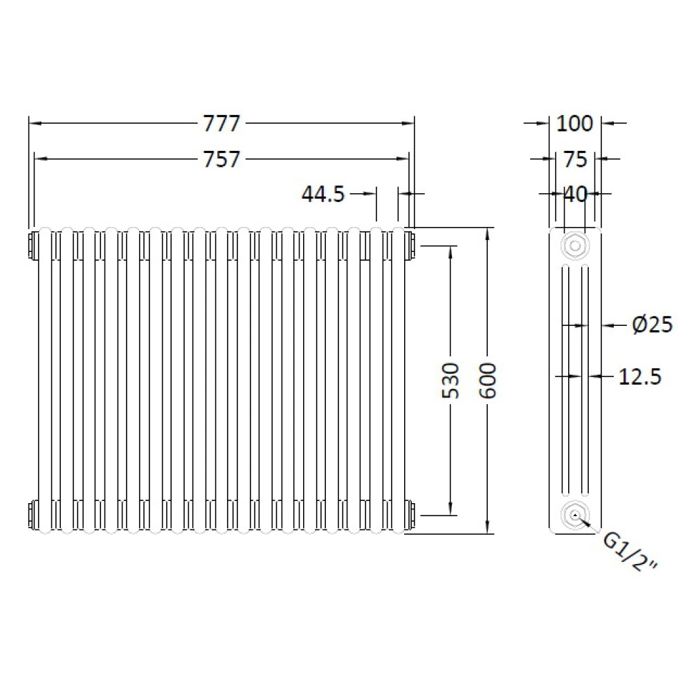 PHQ100273 technical drawing