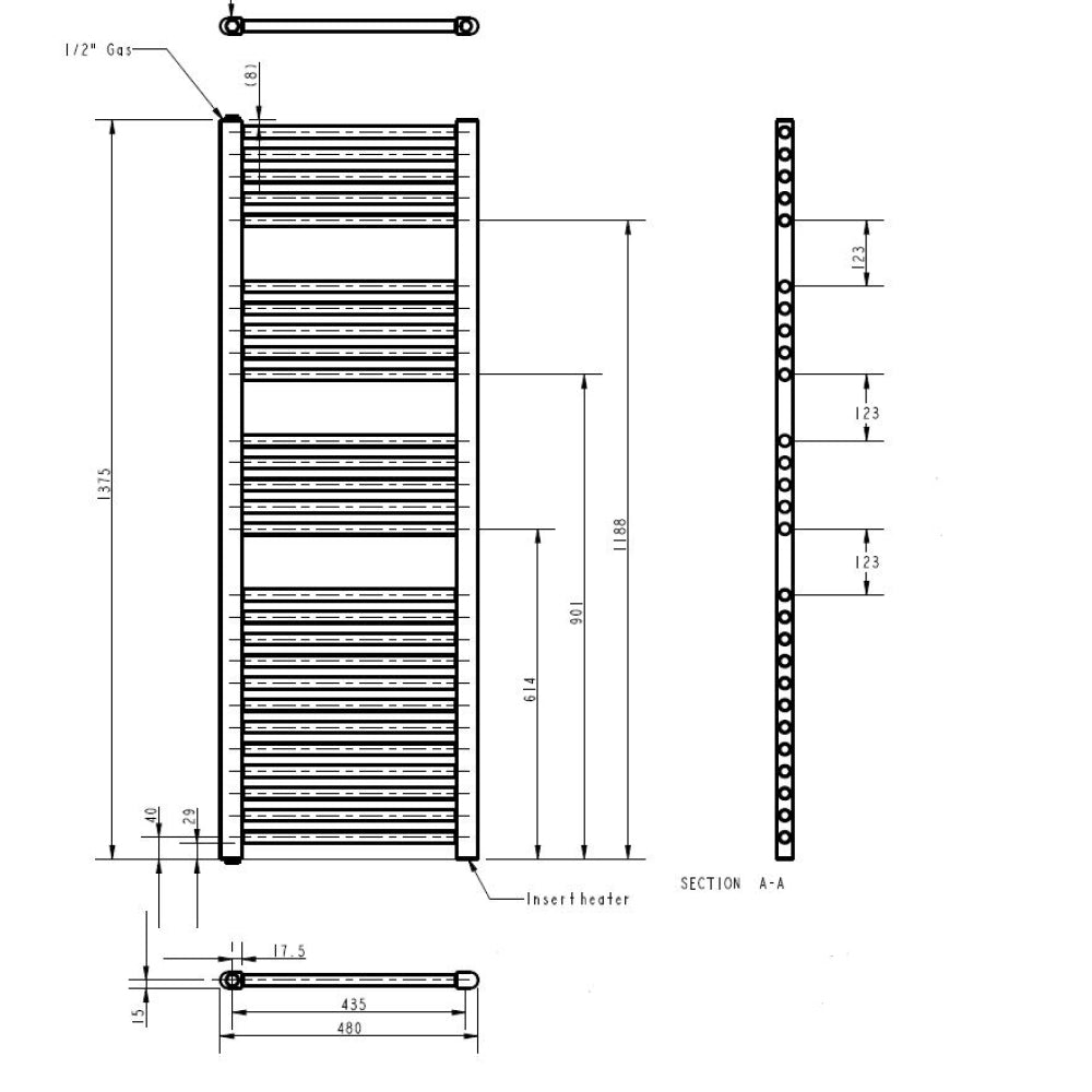 PHQ100293 technical drawing