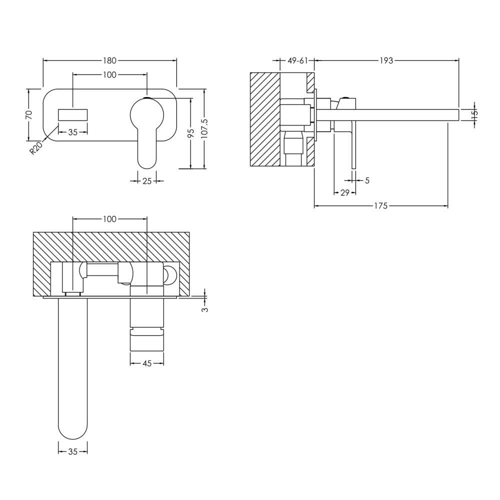 PHQ100335 technical drawing