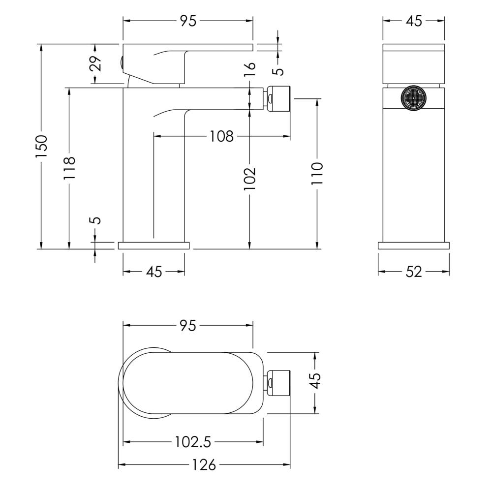 PHQ100341 technical drawing
