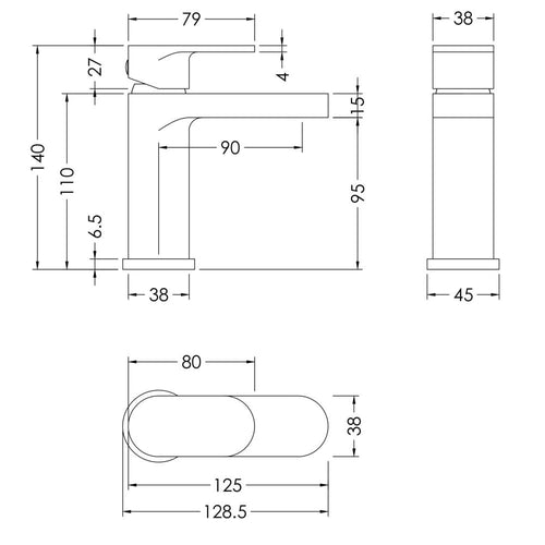 PHQ100344 technical drawing