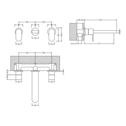 PHQ100346 technical drawing