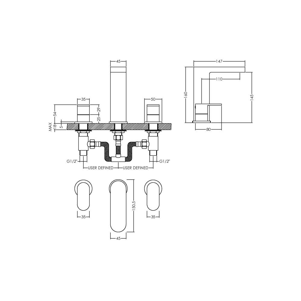 PHQ100351 technical drawing