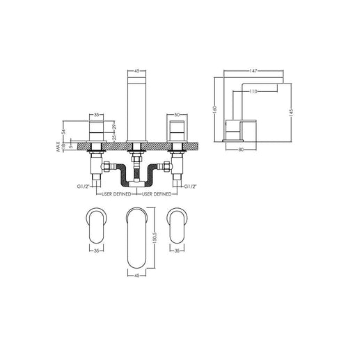 PHQ100351 technical drawing