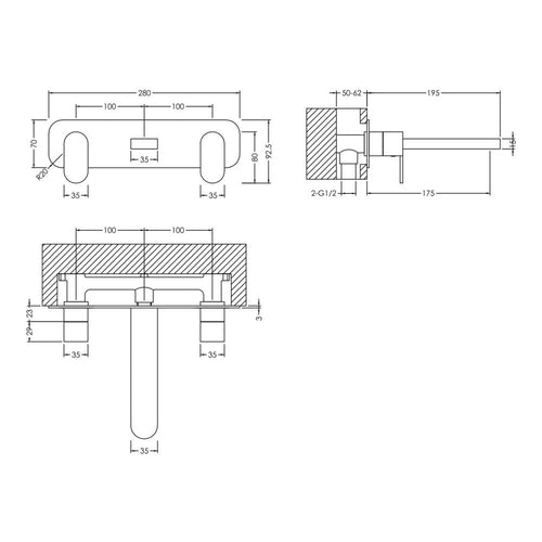 PHQ100352 technical drawing