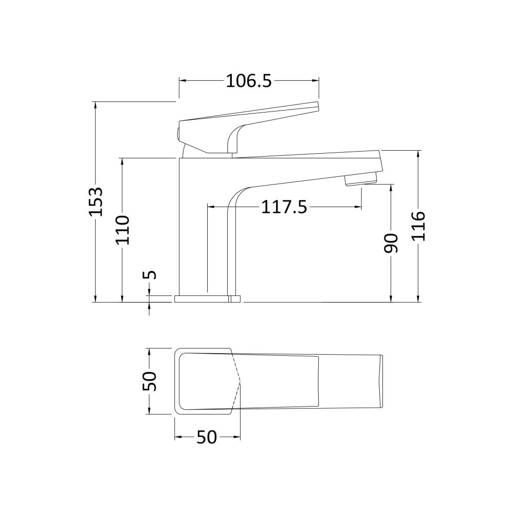 PHQ100364 technical drawing