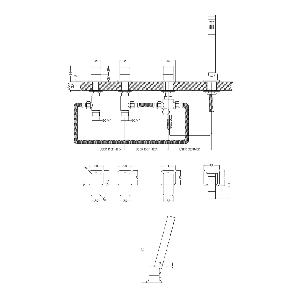 PHQ100404 technical drawing