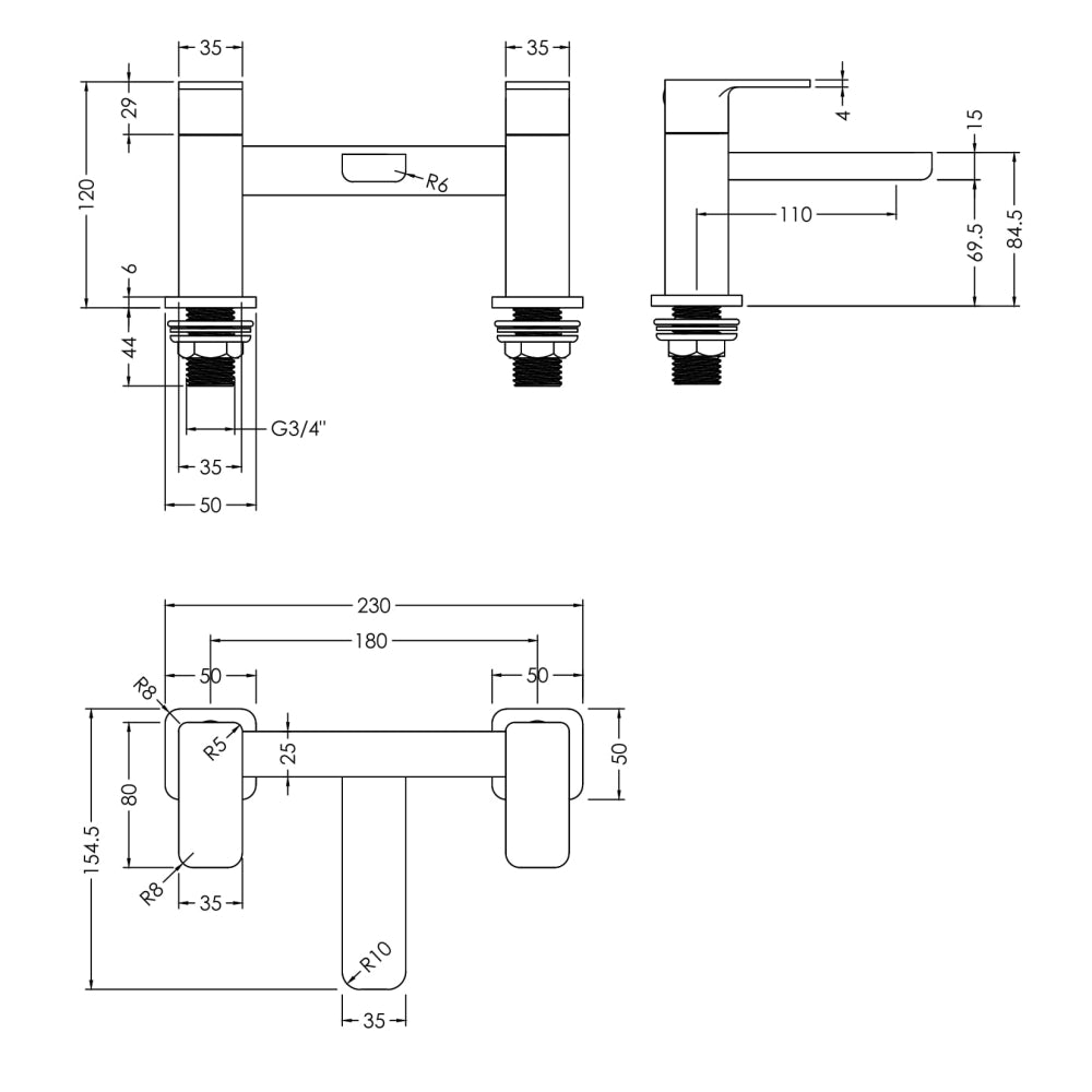PHQ100409 technical drawing