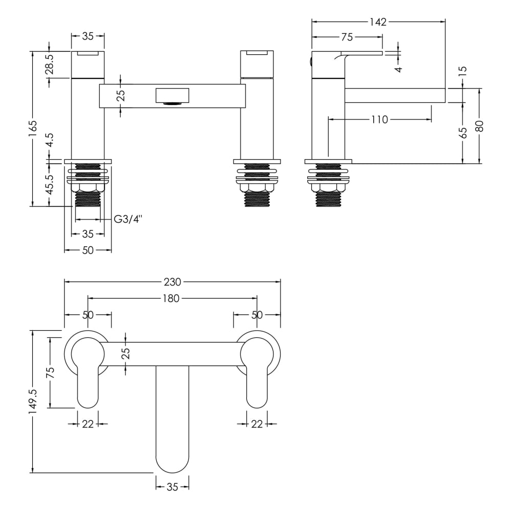 PHQ100414 technical drawing