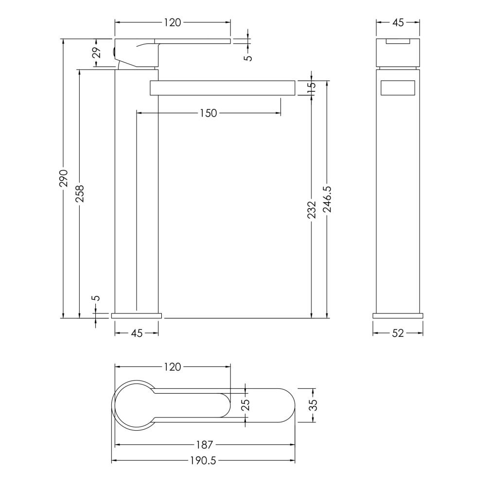 PHQ100418 technical drawing