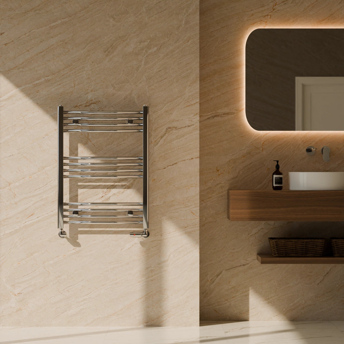 Lorella Towel Rail 800 x 600 Chrome