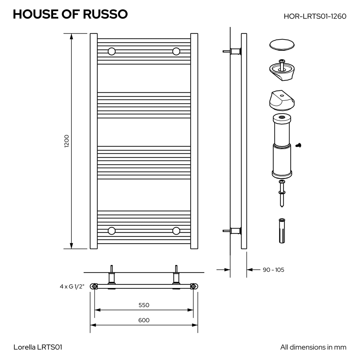 HOR-LRTS01-1260-BI Schematic Image