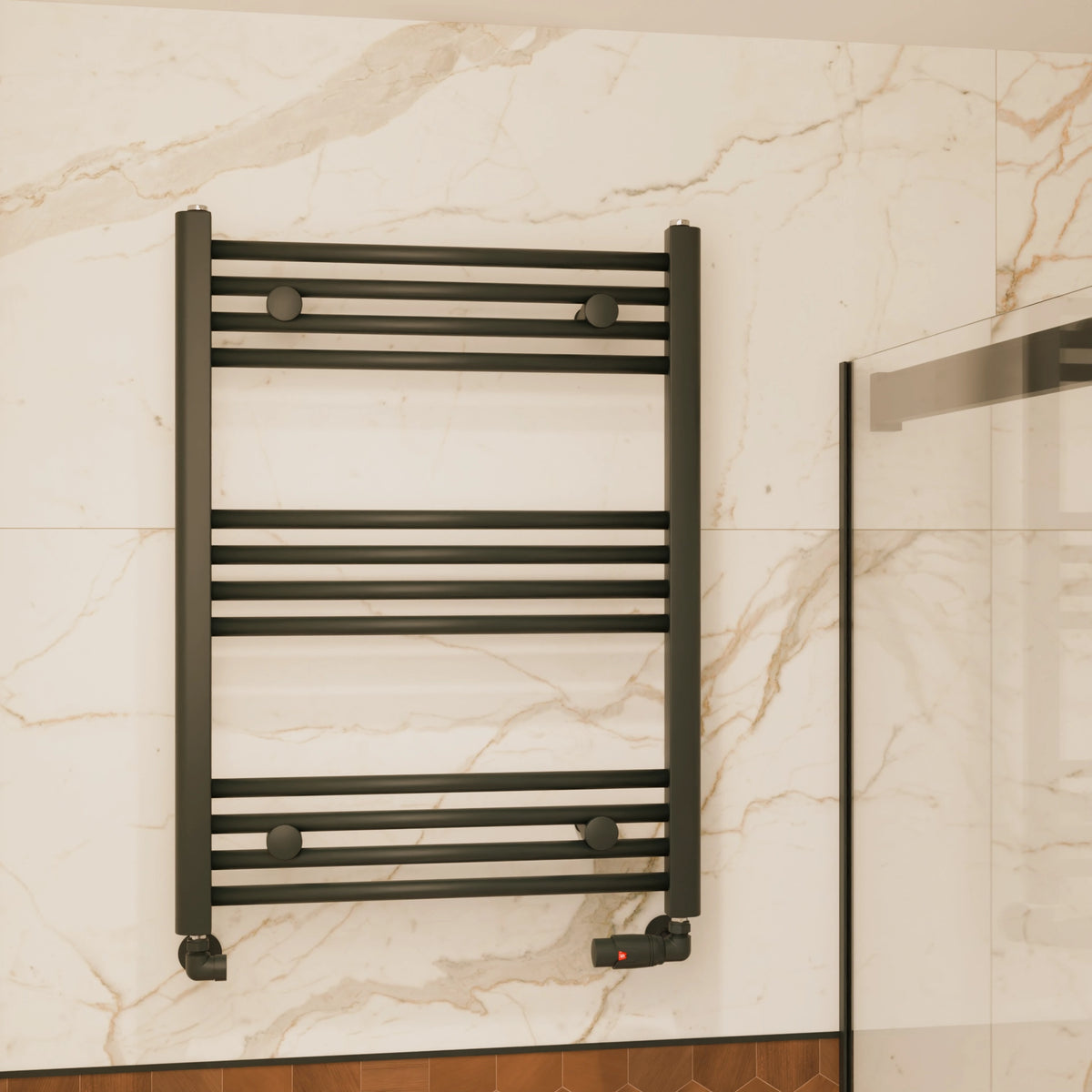 Lorella Towel Rail 800 x 600 Black