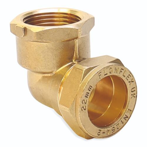 28mm x 1" Female Elbow - Compression Fittings - 5 Pack