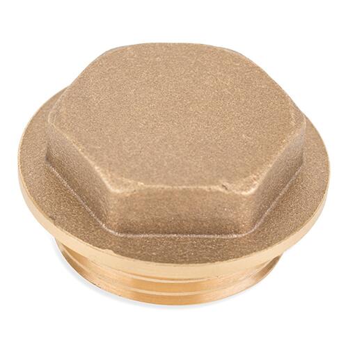 1/2" Flanged Plug - 10 Pack