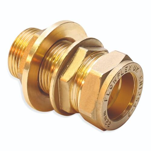 15mm x 1/2" Extended Thread Male Adaptor - Compression Fittings - 10 Pack