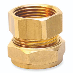 22mm x 3/4" Short Thread Female Adaptor - Compression Fittings - 10 Pack