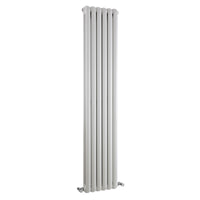 White 2 Column Vertical Radiator H1800 W377