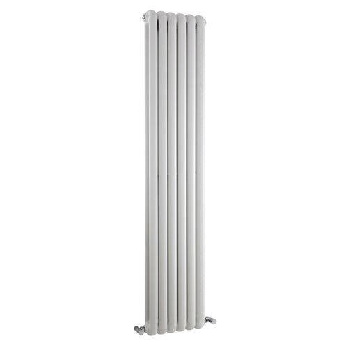 White 2 Column Vertical Radiator H1800 W377
