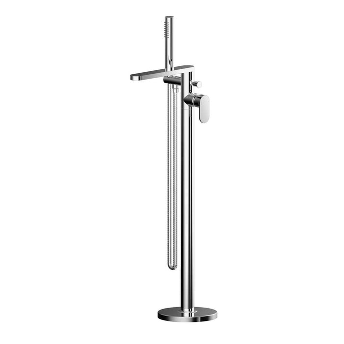 Binsey Chrome Contemporary Freestanding Bath Shower Mixer
