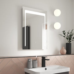 700 x 500 LED Bathroom Mirror with Touch Sensor and Demister