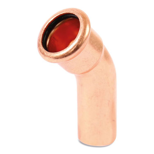 35mm 45° Street Elbow - Copper Press Fittings - 5 Pack image 1 : 8347-7867_1