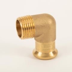 15mm x 1/2" Male Elbow - Copper Press Fittings - 10 Pack image 1 : 1838-5025_1