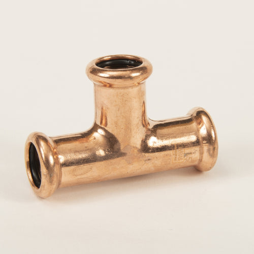 54mm Equal Tee - Copper Press Fittings - 2 Pack image 1 : 7364-8111_1