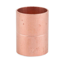 15mm Straight Coupling - Copper End Feed Fittings - 25 Pack