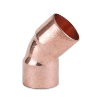 22mm 45° Elbow - Copper End Feed Fittings - 10 Pack