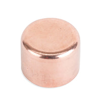 15mm Stop End - Copper End Feed Fittings - 25 Pack